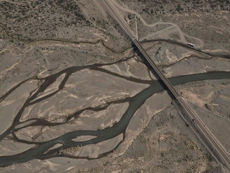 Río Atuel, San Rafael. Mendoza, Argentina.