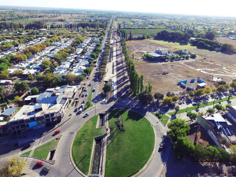 Paseo Rawson, San Rafael. Mendoza, Argentina.