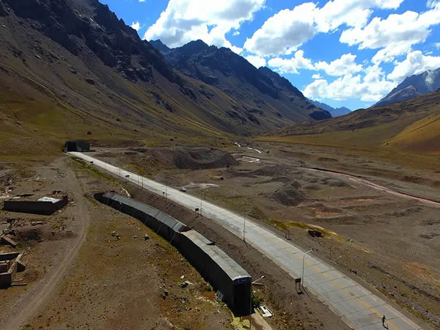Foto: Diario Los Andes Tunel Caracoles Las Heras Mendoza Argentina